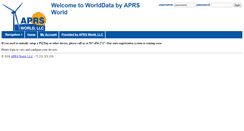 Desktop Screenshot of data.aprsworld.com